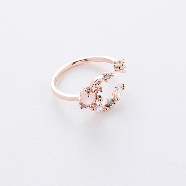 Floral Rubin Ring Collection