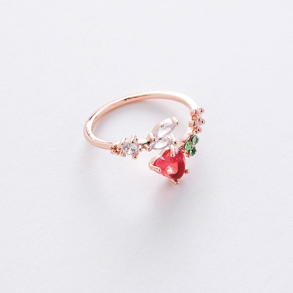 Floral Rubin Ring Collection