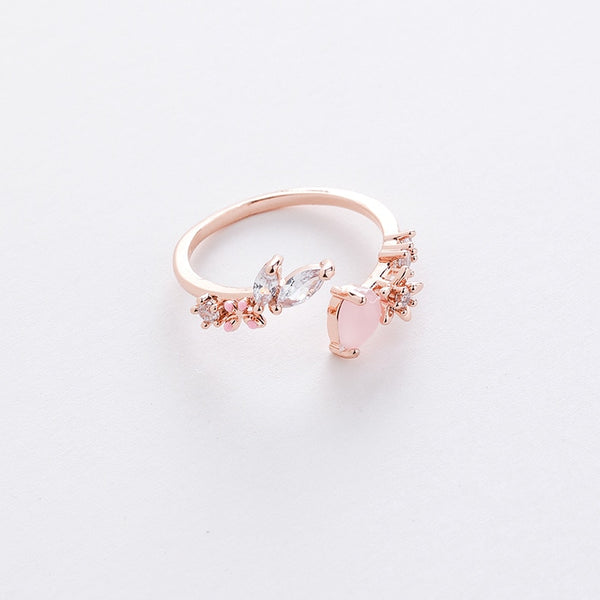 Floral Rubin Ring Collection