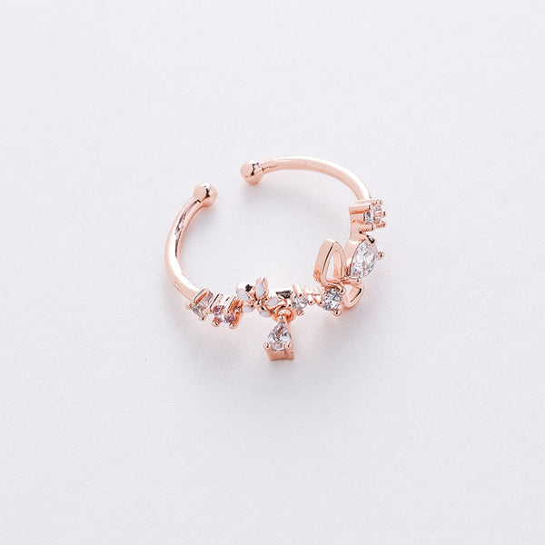 Floral Rubin Ring Collection