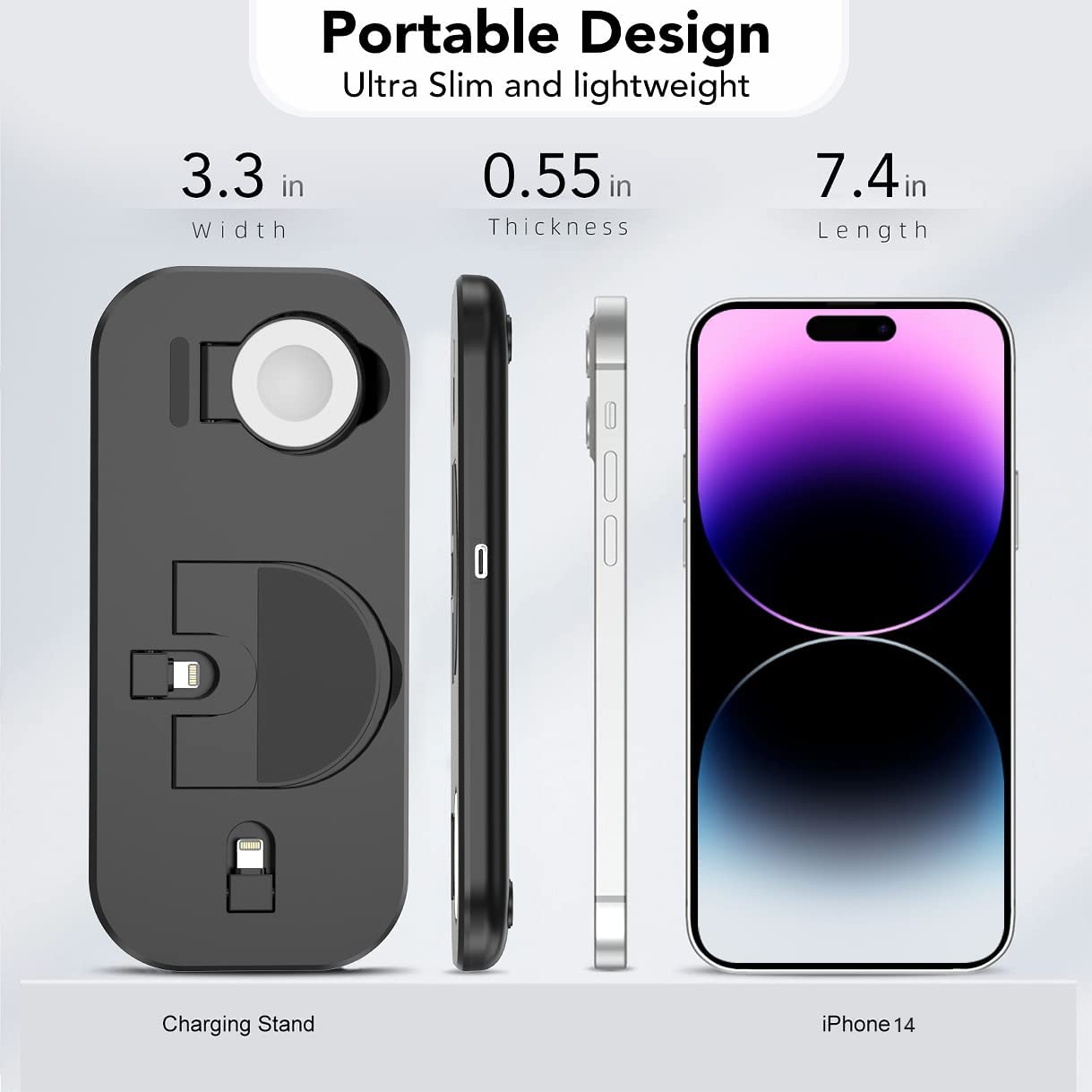 Wireless Charger Stand 3in1